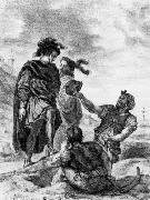 Eugene Delacroix, Hamlet and Horatio in the Graveyard